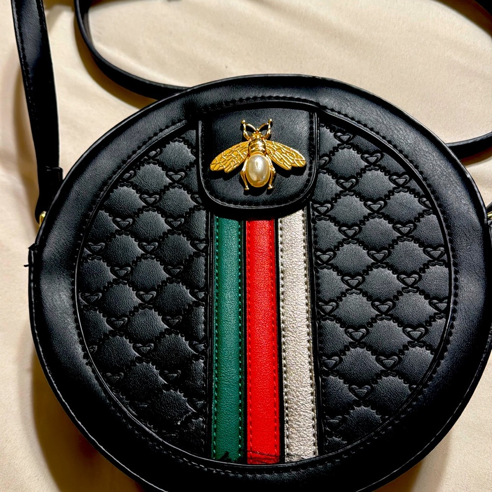 Italian inspired Queen Bee Cross-body handbag